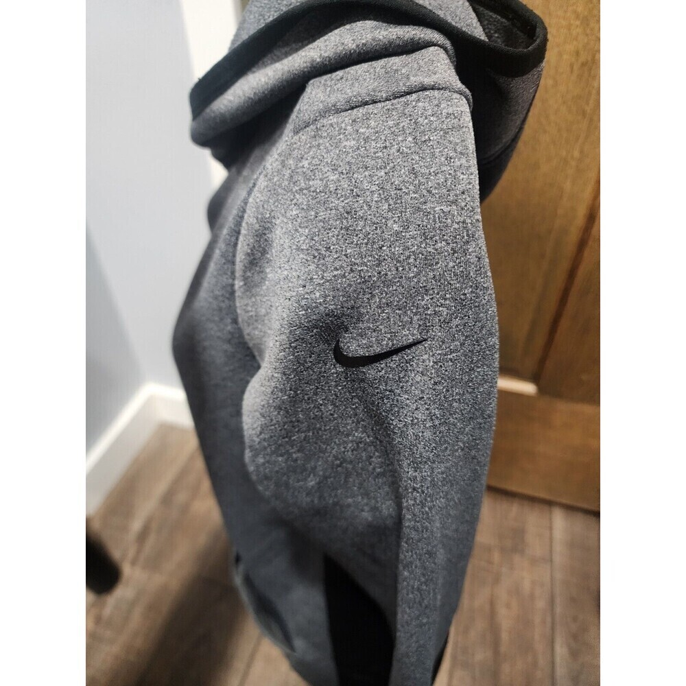 Nike Women’s Therma-Fit Hoodie Sweatshirt Size Small Charcoal Grey - Picture 2 of 4